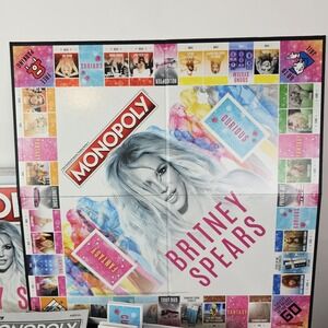 Monopoly Britney Spears Collector's Edition 2022 Board Game Complete Pop Culture